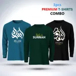 3 pcs Full Sleeve T-Shirt Combo