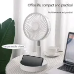 Retractable Rechargeable Table Fan