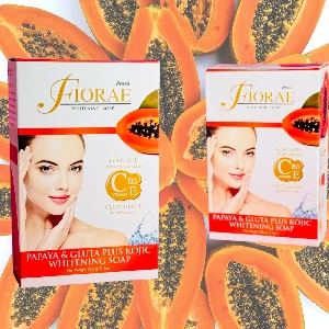 FIORAE PAPAYA & GLUTA KOJIC SOAP