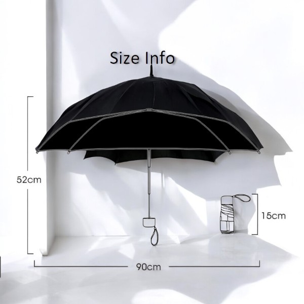 Mini Umbrella Windproof anti-UV Protection 5Folding Umbrella Portable Travel Rain Women Umbrella Pocket Children UPF