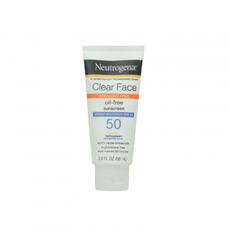 Neutrogena Clear Face Sunscreen SPF 50 88ml (Canada)