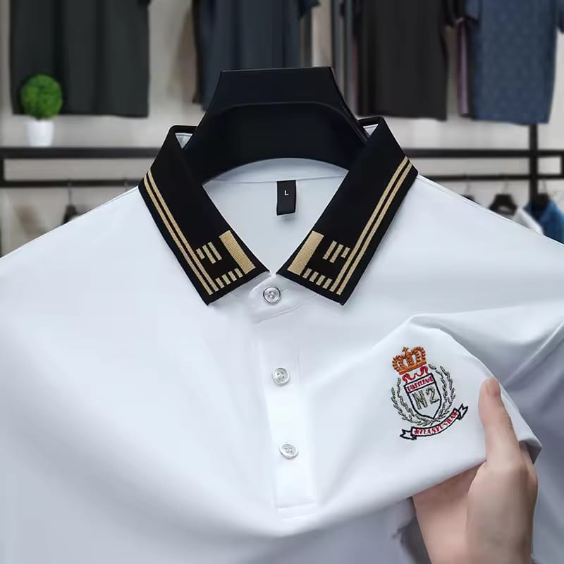 Men's PK Cotton Spandex Polo Shirt, 220 GSM, Sizes M to XL