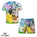Kids' Poplin T-Shirt and Pant Set with Pocket, 1 to 12 Years