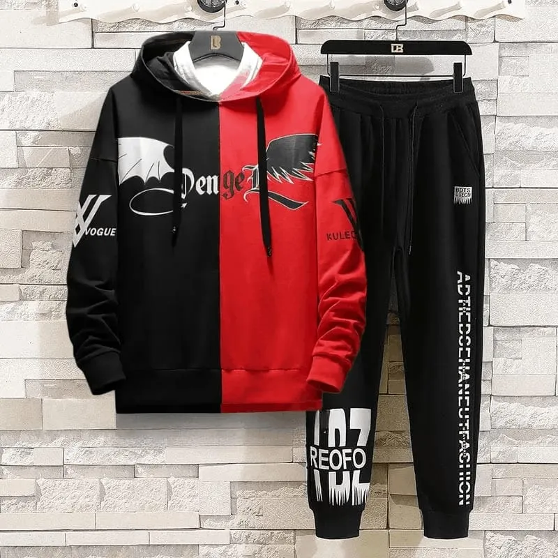 Hoodie and Trouser Set for Men and Women, Cotton Hoodie, 250 GSM