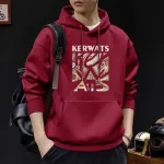 Men's Cotton Winter Hoodie, 320 GSM, Full Sleeve, 4 Colours