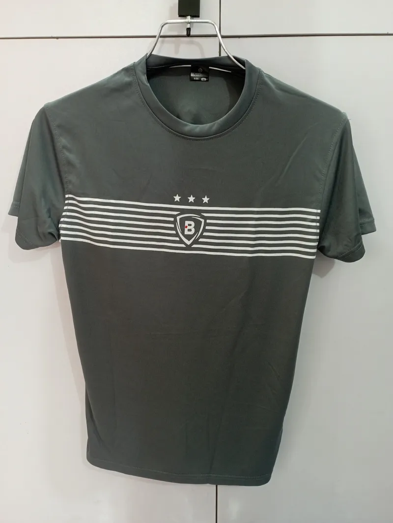 Stylish Comfortable sports T-Shirt(Ash)