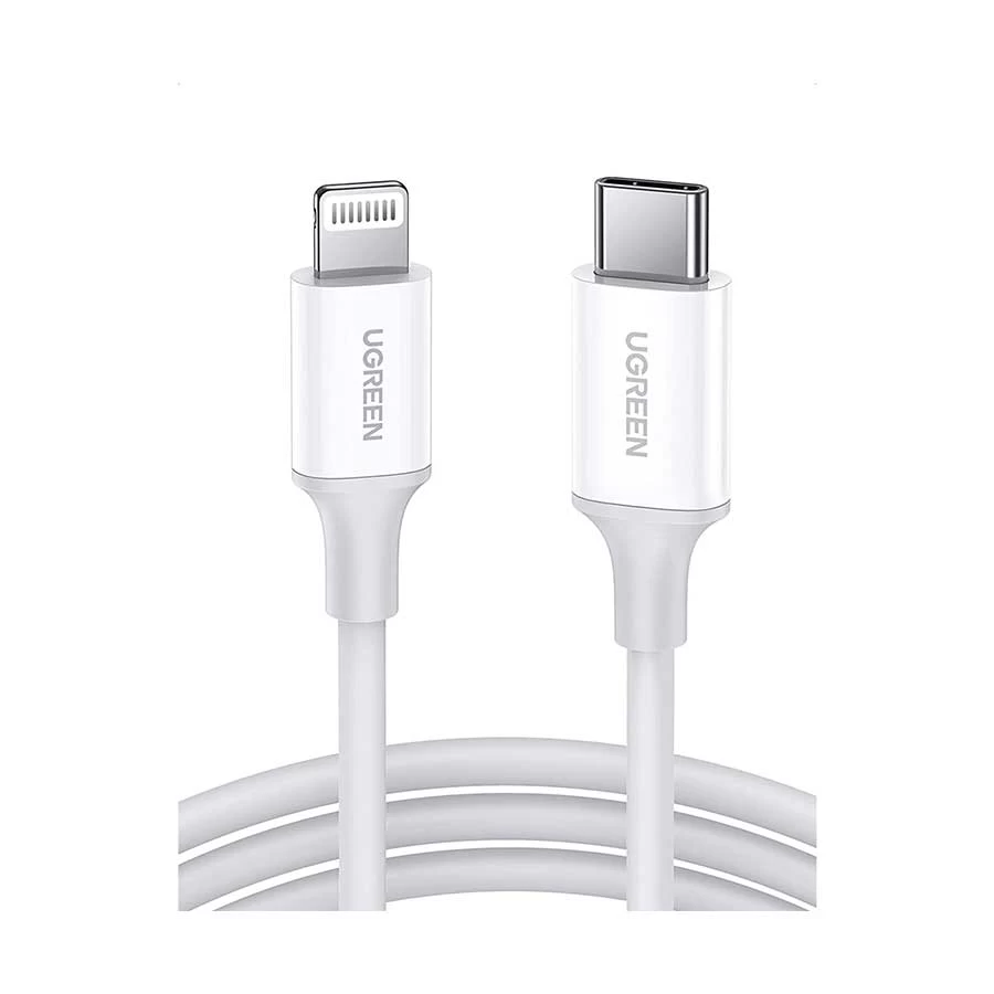 UGREEN 10493 USB-C to Lightning 1 Meter White Cable