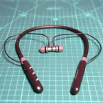 Regrsi RE-NY032 Wireless Bluetooth Neckband | Lightweight Sports Earphones with 8 Hours Playtime, Clear Sound & Fast Charging