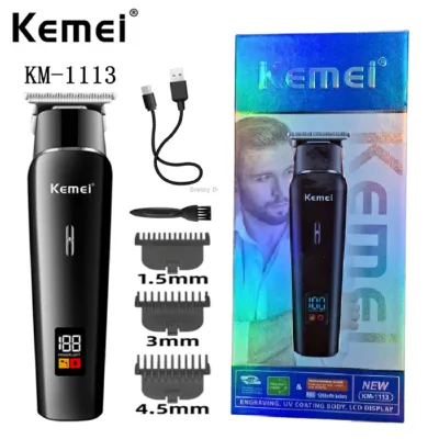 Kemei KM 1113 Rechargeable Hair Clipper & Beard Trimmer