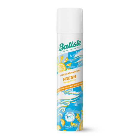Batiste Fresh Breezy Citrus Dry Shampoo 200ml (UK)