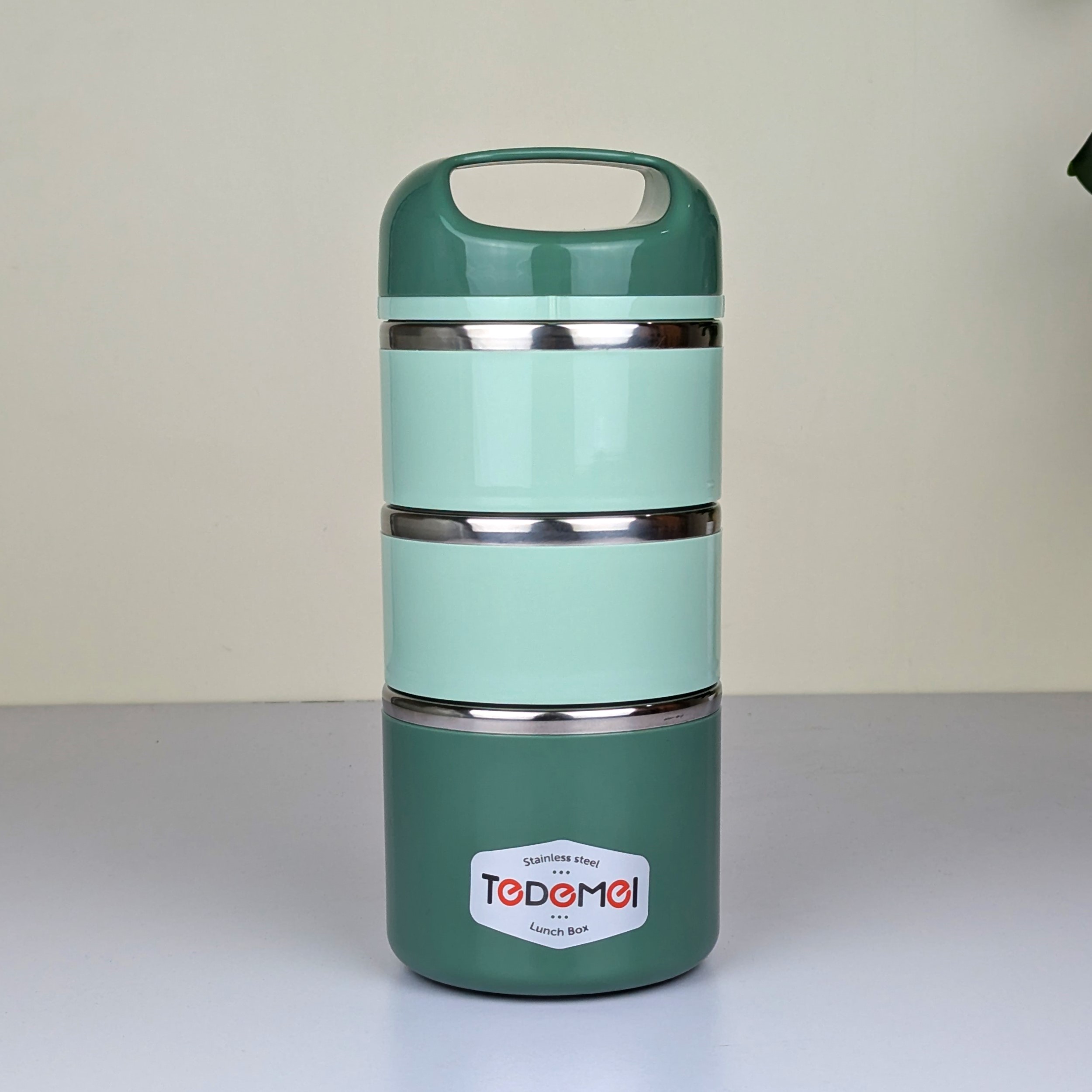 3.5 Layer 1.43L Stainless Steel Lunch Box – Leak-Proof, BPA-Free Airtight Tiffin Box with Handle for Office, School & Travel