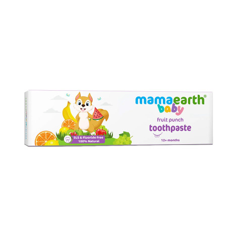 Mamaearth Baby Fruit Punch Toothpaste 12+ Months 50g (India)