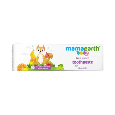 Mamaearth Baby Fruit Punch Toothpaste 12+ Months 50g (India)