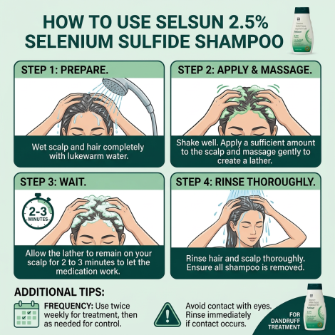 Abbott Selsun 2.5% Strenght For Dandruff Treatment 120ml (India)