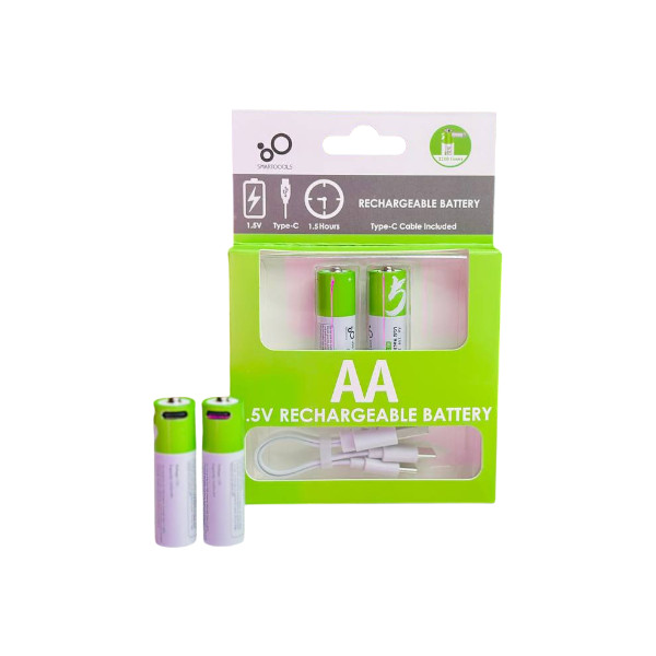 SmarToools RB20 AA 1.5V 2600mWh Rechargeable Battery ( 2 Pcs Set)