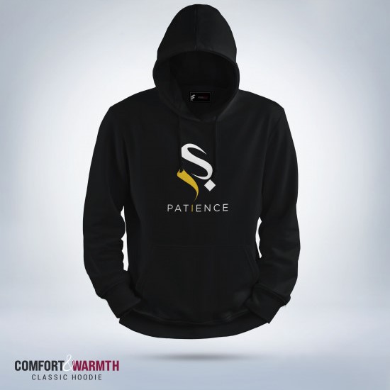 “Patience” Islamic Hoodie (Black)