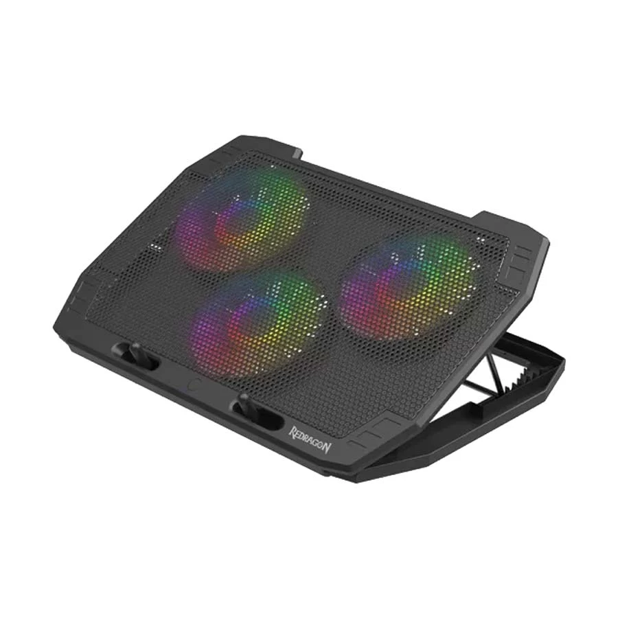 Redragon GCP511 RGB Black 17 inch Laptop Cooler