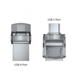 Lexar JumpDrive D35c Dual Port 64GB