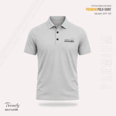 Men's Mercerized Fabric Polo Shirt, Size XL, 2 Colours