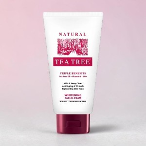 Natural Tea Tree Whitening Facial Foam 140g (Thailand)
