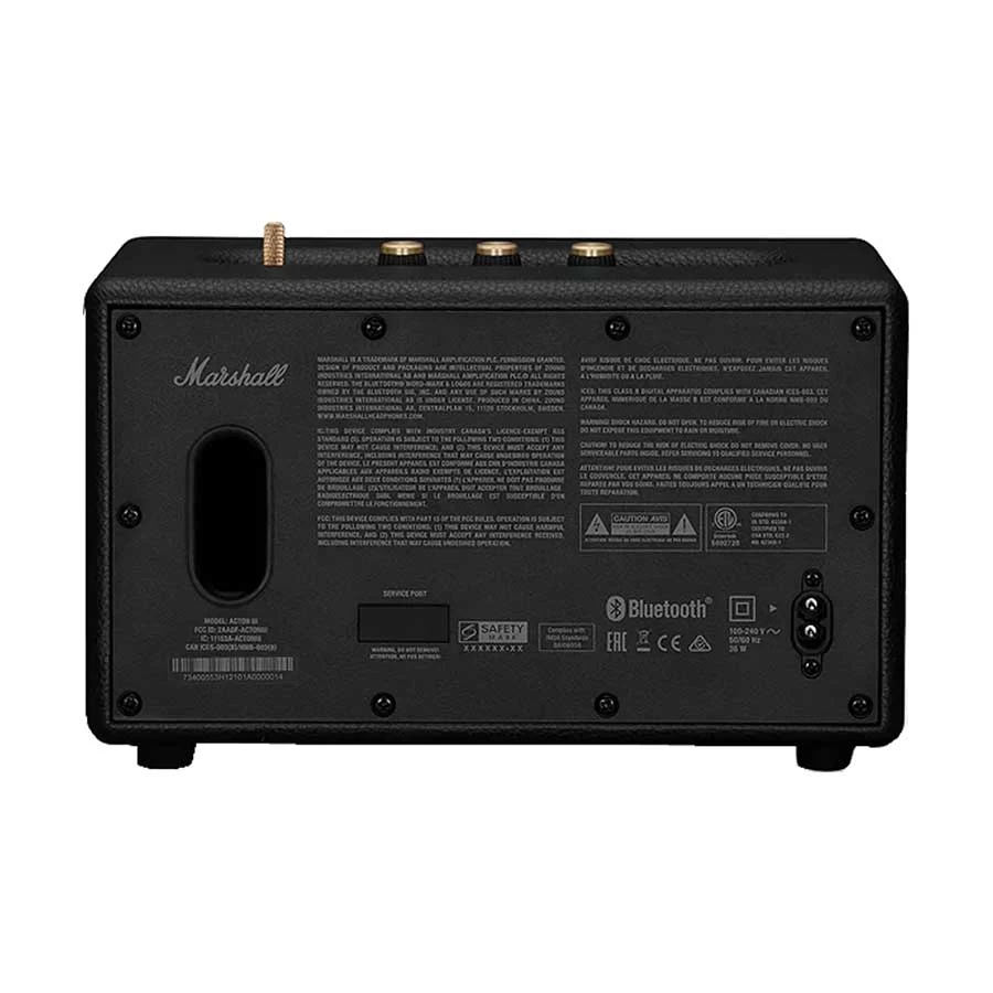 Marshall Acton III Black Bluetooth Speaker