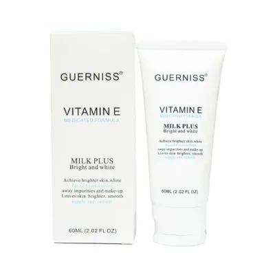 Guerniss Vitamin E Milk Plus Bright And White Facial Foam 60ml (Hong Kong)
