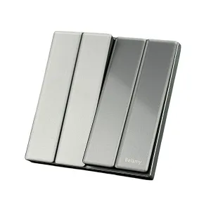Belamy 4 Gang 1 Way Switch | BE-109-SW