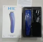 Original HTC AT-528 Professional Rechargeable Hair Clipper & Beard Trimmer for Men | Cordless Stainless Steel Grooming Kit