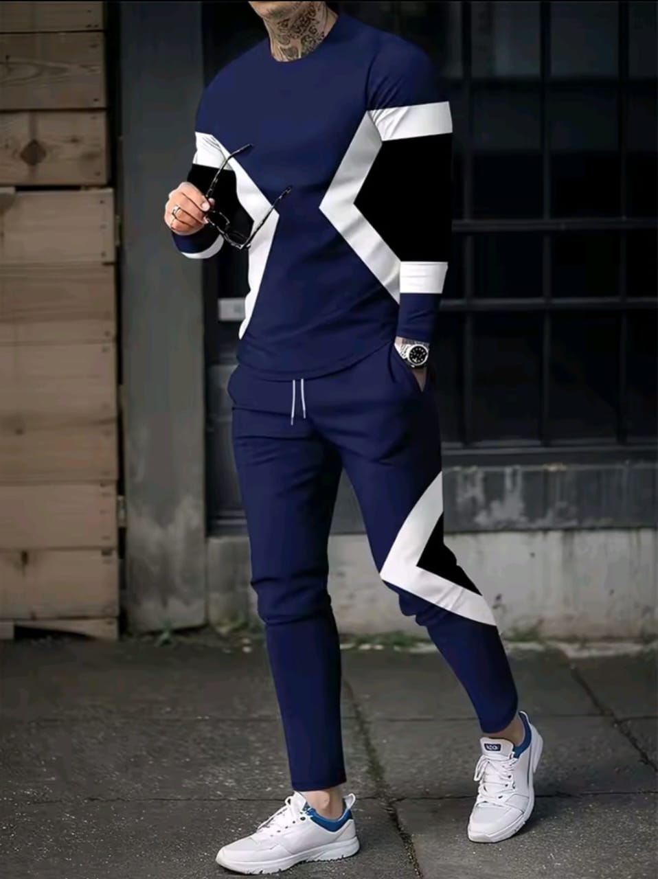 Men's Full Sleeve Mesh Jersey Tee and Polyester Trouser, 3 Colours
