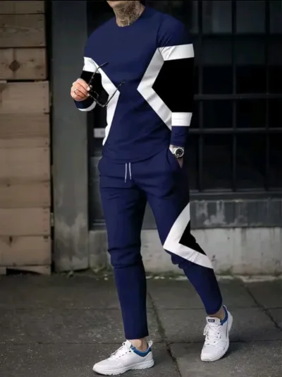 Men's Full Sleeve Mesh Jersey Tee and Polyester Trouser, 3 Colours