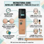 Maybelline Fit Me Matte Poreless 16H Oil Control Foundation - 137 (India)