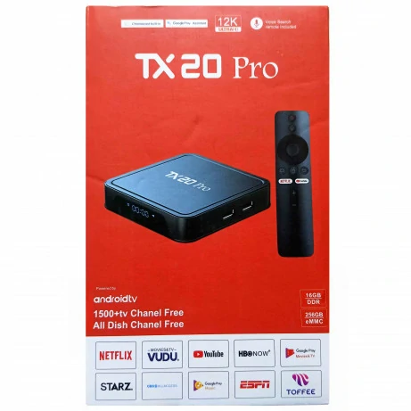 TX20 Pro 12K Ultra HD Smart Android TV Box