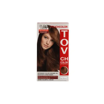 Tovch Hair color 30ml*2 - 6.34 Deep Copper Gold (China)