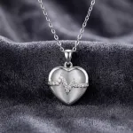 Necklace-Sterling-Heartbeat