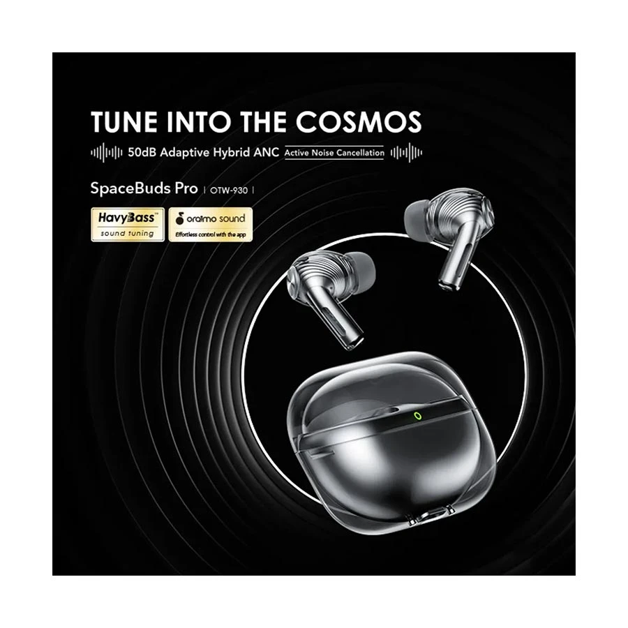 Oraimo SpaceBuds Pro ANC Space Grey TWS Bluetooth Earbuds