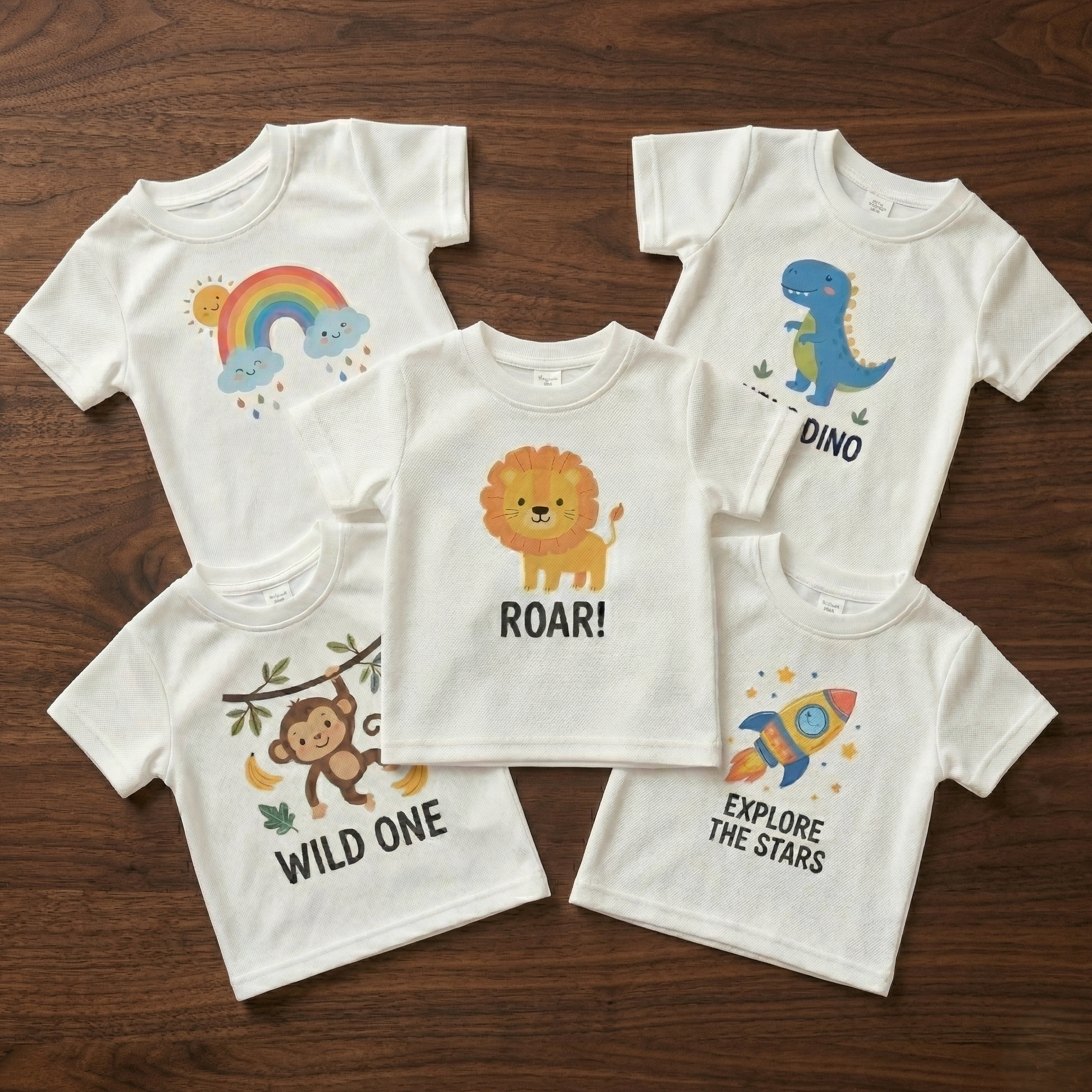 5Pcs Baby T-shirt Combo