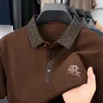 Men's Sticker Logo Polo Shirt in PK Cotton, Sizes M to XXL