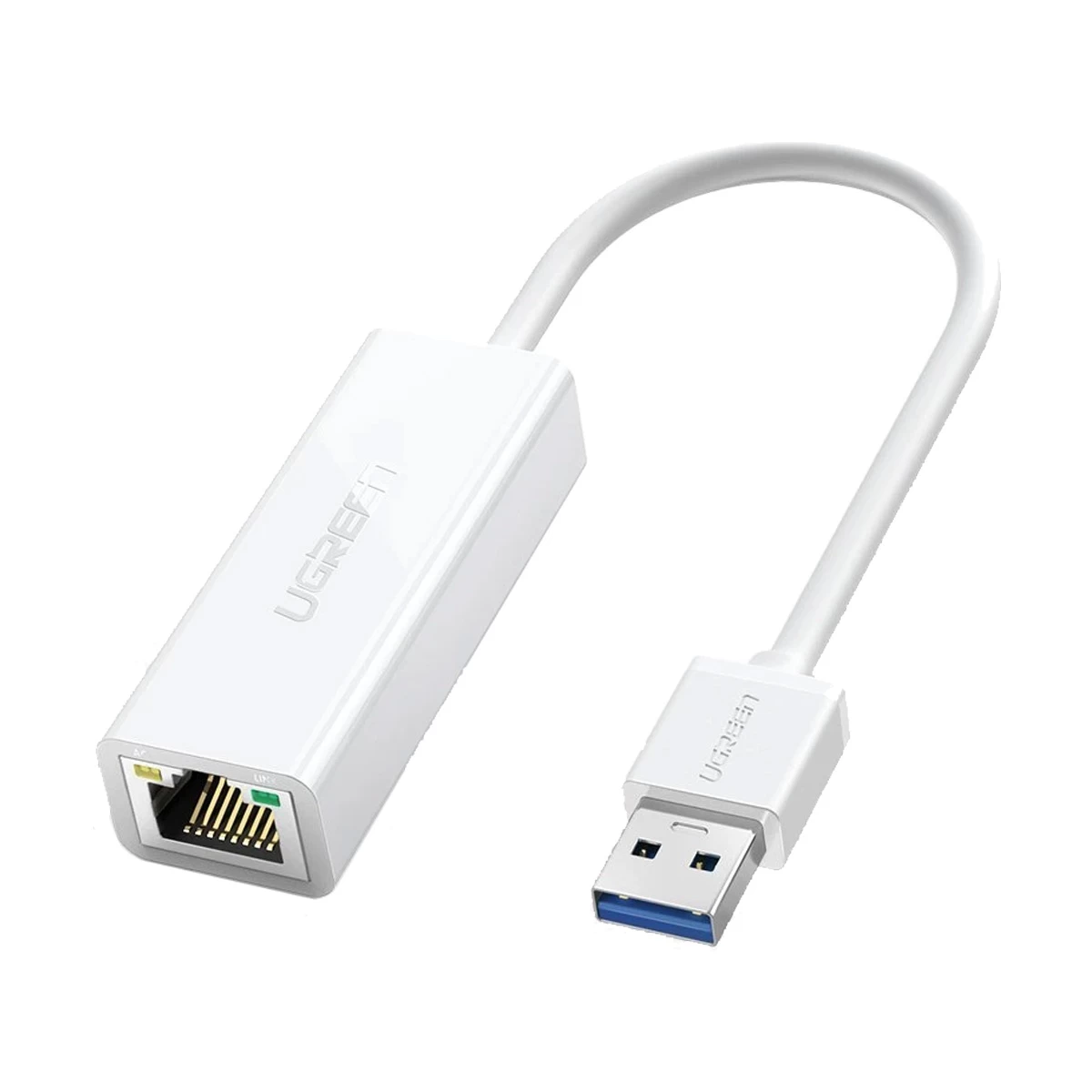 UGREEN 20255 USB 3.0 to Gigabit LAN Ethernet Adapter White
