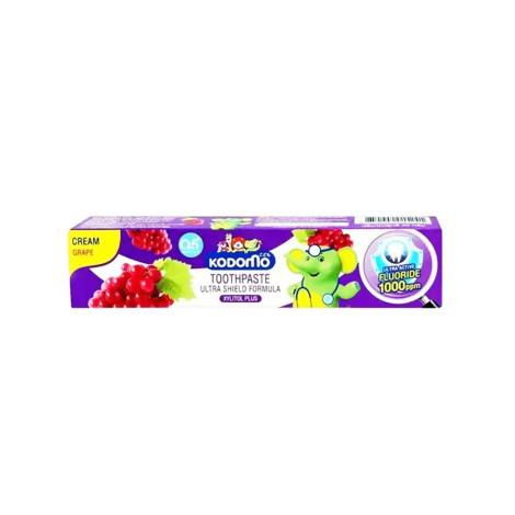 Kodomo Grape Cream Toothpaste Kids 0.5+yrs up 40g (Thailand)
