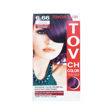 Tovch Hair color -  6.66 Flowery Violet (China)