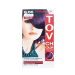 Tovch Hair color -  6.66 Flowery Violet (China)