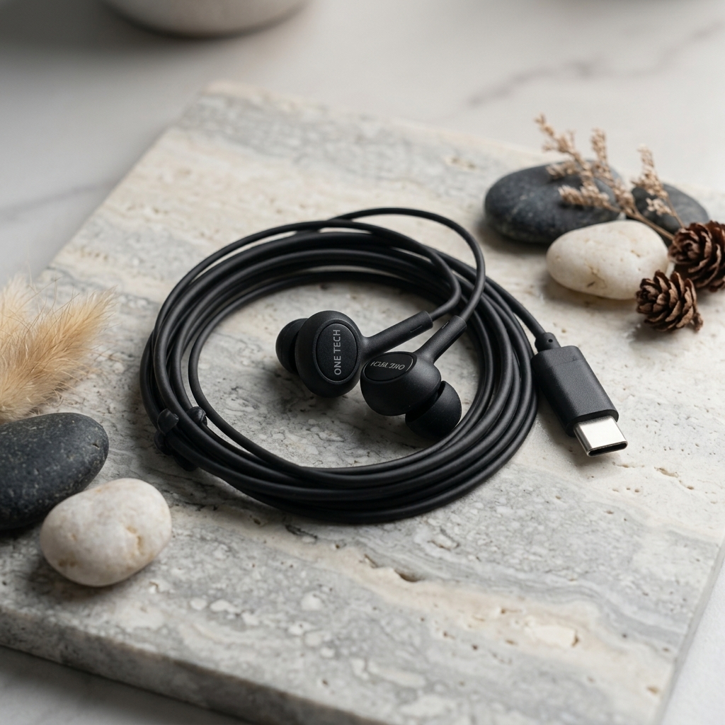 One Tech Type-C Wired Earphone with HD Mic