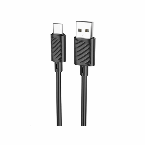 Hoco X88 1M USB to Type-C Charging Data Cable - Black