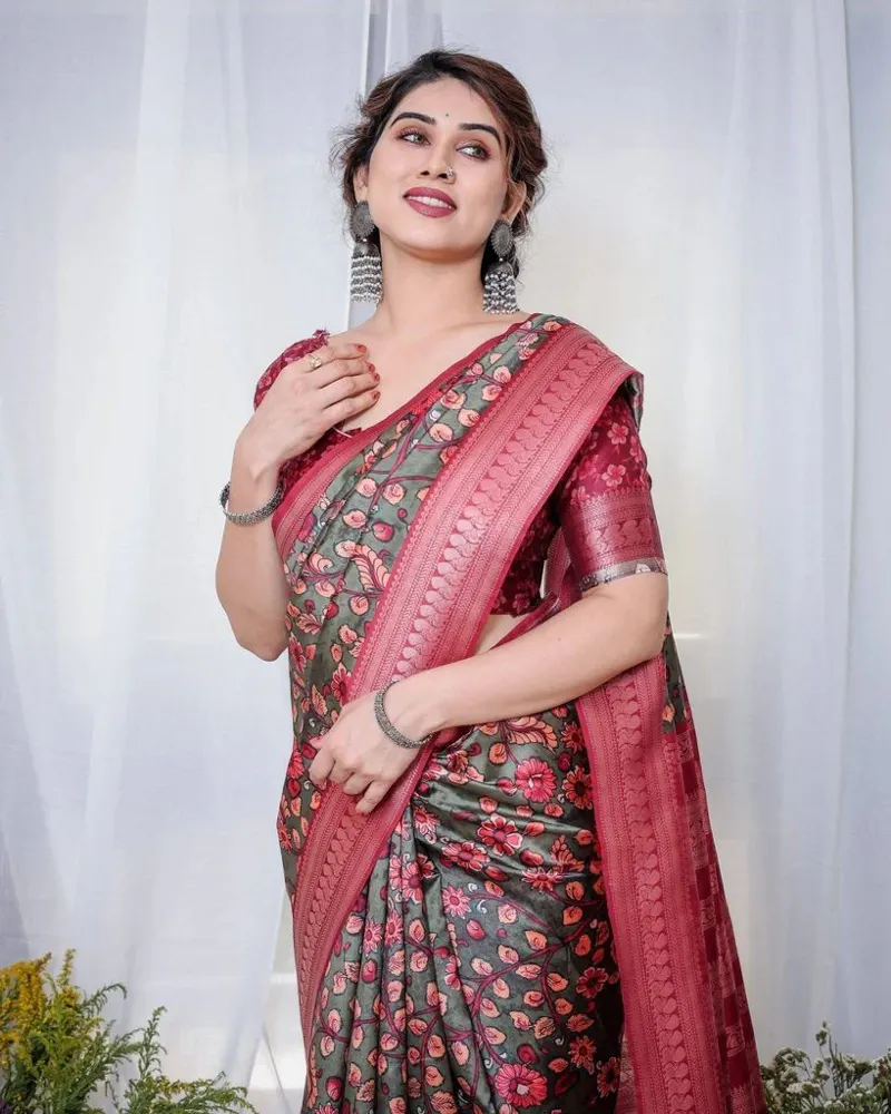 Chanduri Silk Tassel Saree for Everyday and Occasion Wear