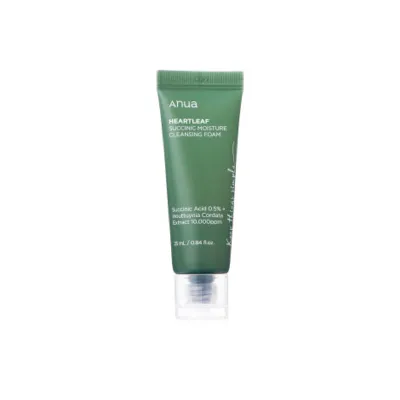 Anua Heartleaf Succinic Moisture Cleansing Foam 25ml (Korea)