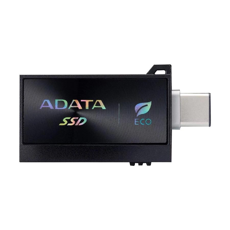 ADATA SC730 512GB USB Type-A & Type-C Portable Black External SSD