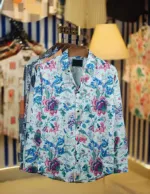 Men's Popcorn Cotton Full Sleeve Shirt, Slim Fit, 4 Colours