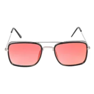 UV Protection Rectangular Sunglasses (Free Size)  (For Men & Women, Red)