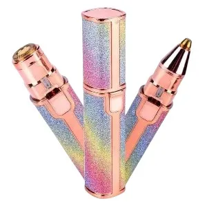 Flawless Rechargeable 2 in 1 Eyebrow Trimmer and Facial Hair Remover For Ladies