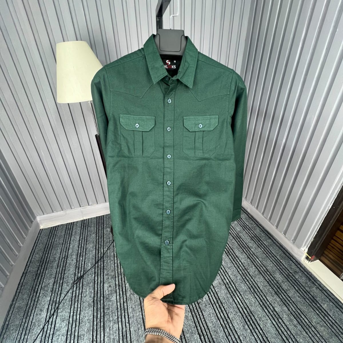 Premium Lap Seam Double Pocket Shirt